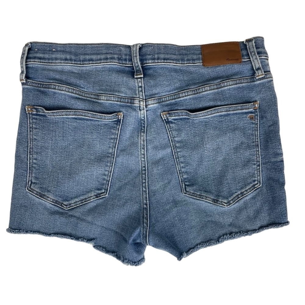 Madewell Mid Rise Denim Cut Off‎ Shorts Button Fly Size 31 - Picture 2 of 9